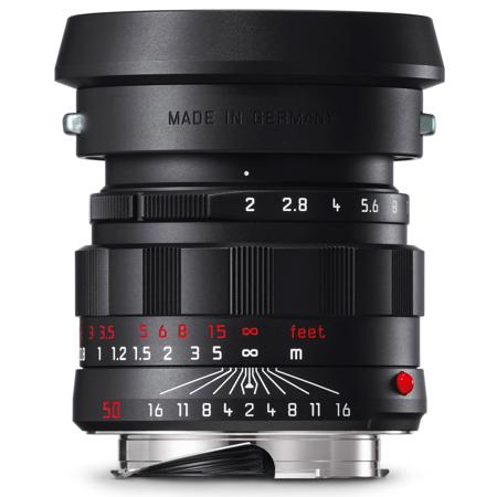 Leica 50mm f/2 APO-SUMMICRON-M Aspherical Lens for M System - Black / Chrome