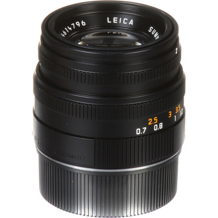 Leica 50mm f/2 Summicron-M Lens for M System, Black 11826 - Adorama