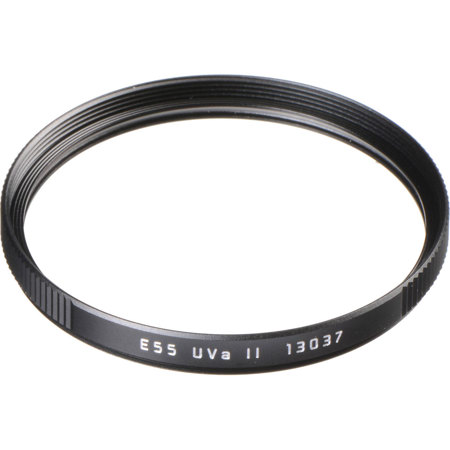 Leica E55 55mm UVa II Glass Filter, Black