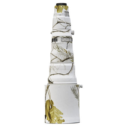LensCoat Lens Cover for Canon 600mm f/4 IS II Lens, Realtree AP Snow