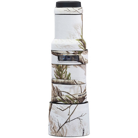 LensCoat Lens Cover for Canon RF 600mm f/11 IS STM, RealTree AP Snow