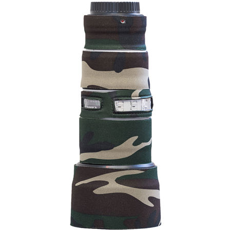 LensCoat Lens Cover for Canon 70-200mm f/4 IS II Lens, Forest Green Camo