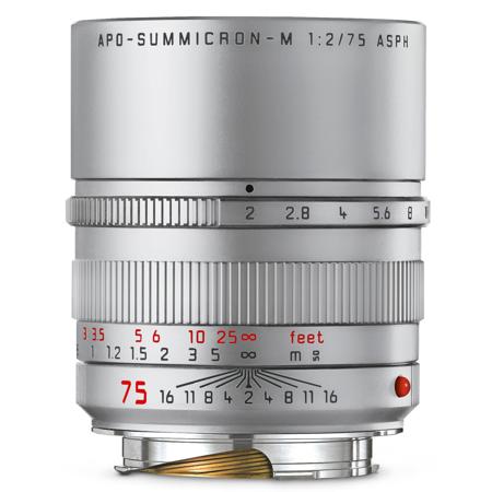 Leica APO-Summicron-M 75mm f/2 ASPH. Lens, Silver Anodized
