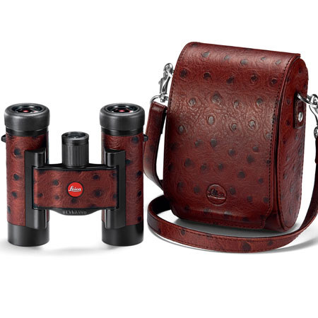 Leica 8x20 Ultravid Ostrich Leather Special Edition Water Proof Roof Prism with 6.5 Degree Angle of View