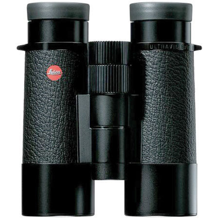 Leica 8x42 BL Ultravid Roof Prism Binocular, 7.4 Deg Angle of View,Black Leather