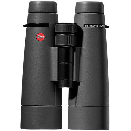 Leica 8x50 BR Ultravid, Water Proof Roof Prism Binocular with 6.6 Degree Angle of View, Black Armored, USA