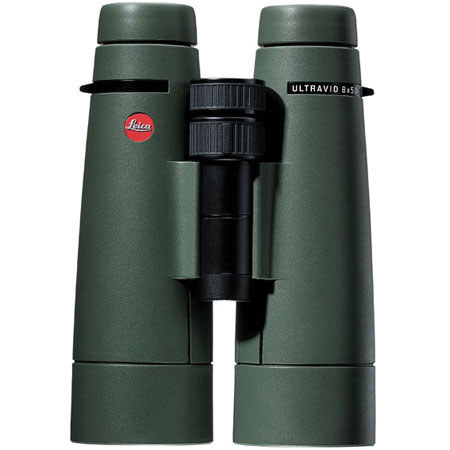 Leica 8x50 BR Ultravid, Water Proof Roof Prism Binocular with 6.6 Degree Angle of View, Green Armored, USA