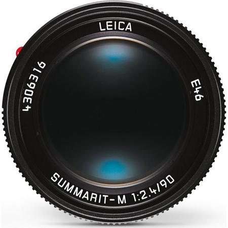 Leica 90mm f/2.4 Summarit-M 6-Bit Coded Lens for M System - Black