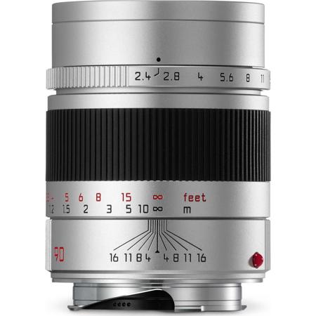 Leica 90mm f/2.4 Summarit-M (6-Bit) Lens, USA - Silver