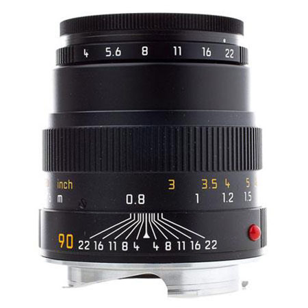 Leica 90mm f/4 Macro Elmar-M, M Lens w/Angle Finder & Macro Adapter - Open Box