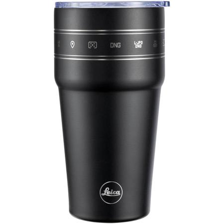 Leica 17.9 oz Stainless Steel Double Wall Insulated Tumbler, Black