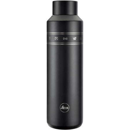 Leica 20.3 oz Stainless Steel Double Wall Insulated Bottle, Black