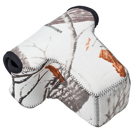 LensCoat Neoprene BodyBag with Lens Cover, Realtree Hardwoods Snow (hws)
