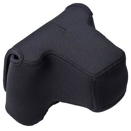 LensCoat Neoprene Pro BodyBag with Lens Cover, Designed for a Pro DSLR Camera Body with Lens up to 4.5" - Black