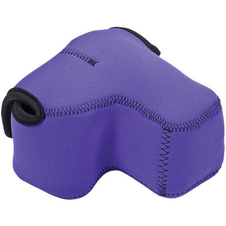 LensCoat BodyBag Pro, Neoprene Bag for Pro DSLR Digital SLR Bodies - Purple