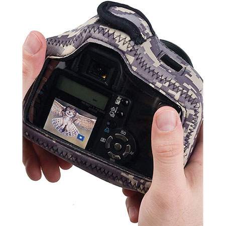 LensCoat Neoprene Compact BodyBag with Clear Back - Army Digital Camo (dc)