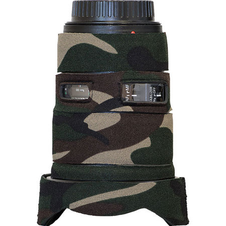LensCoat Cover for Canon EF 16-35mm f/4L IS USM Lens, Forest Green Camo