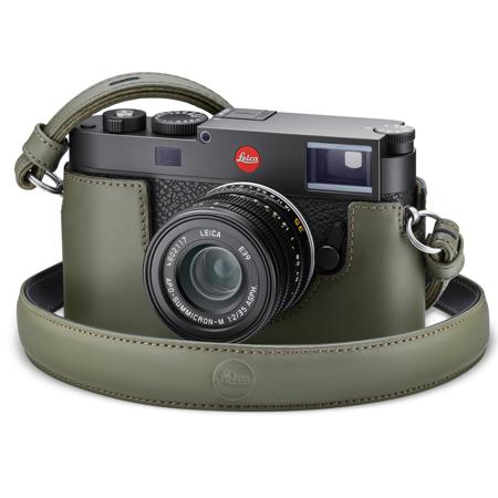 Leica Leather Strap for M11 Camera, Olive Green
