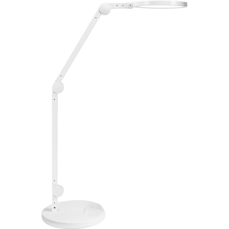 Lume Cube Edge Light 2.0 Bi-Color LED Desk Lamp with Electronic Base, White