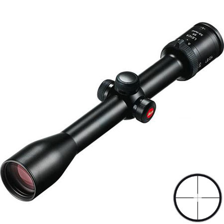 Leica 3.5-14x42mm ER Riflescope with Plex Reticle