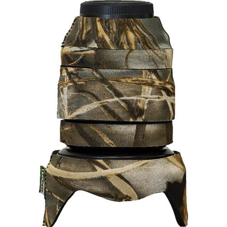 LensCoat Lens Cover for Fuji XF 16-55mm f/2.8 R LM WR Lens, Realtree Max4