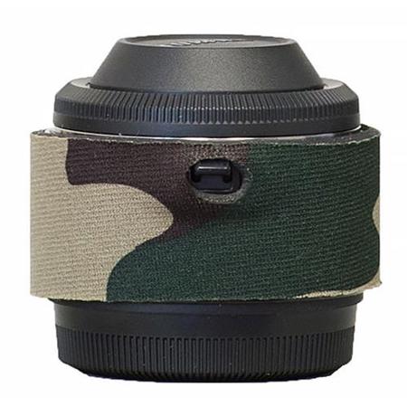 LensCoat Lens Cover for Fuji XF 2x TC WR Teleconverter, Forest Green Camo
