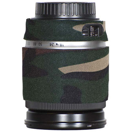 LensCoat Lens Cover for the Canon 18-200mm f/3.5/5.6 IS Zoom Lens - Forest Green Woodland Camo
