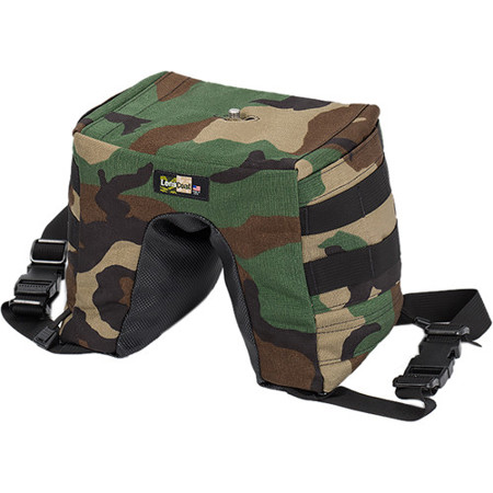 LensCoat LensSack Pro Jr Bean Bag Camera Support, Forest Green Camo