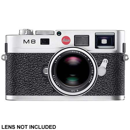 Leica M8.2 Cmpt Dig Cam,10.3MP,2.5" LCD Disp,Slvr Chrme