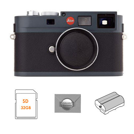 Leica M-E Camera Body Bundle w/Extra Battery, 32GB Card, Newleaf 3 Year Warranty