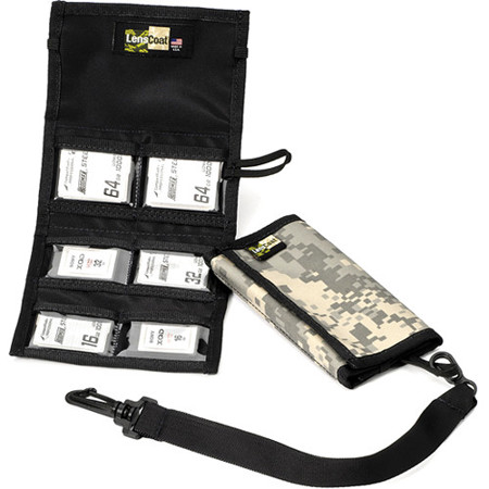 LensCoat CF6 Memory Card Wallet, Digital Camo