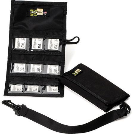 LensCoat SD9 Memory Wallet, Black