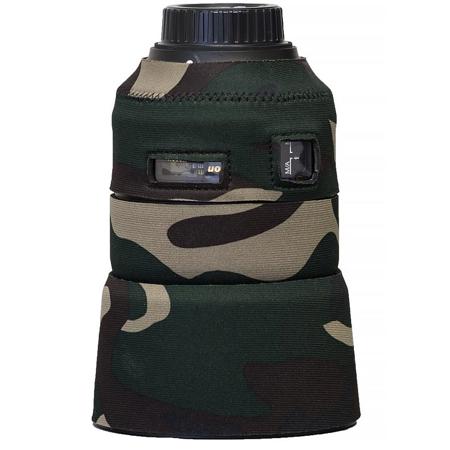 LensCoat Lens Cover for Nikon 105mm f/1.4E ED-IF AF-S Lens, Forest Green Camo