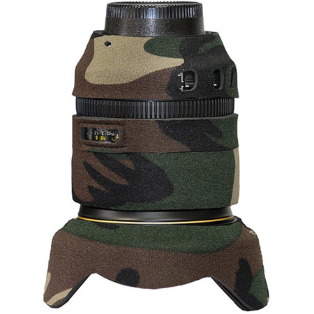 LensCoat Cover for Nikon 24-120mm f/4 VR Lens, Forest Green Camo