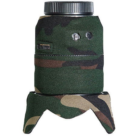 LensCoat Lens Cover for Nikon 24-120mm f/3.5G AFS, Forest Green Woodland Camo