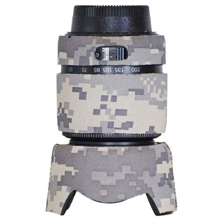 LensCoat LCN55200DC Nikon 55-200mm Lens Cover, Army Camo