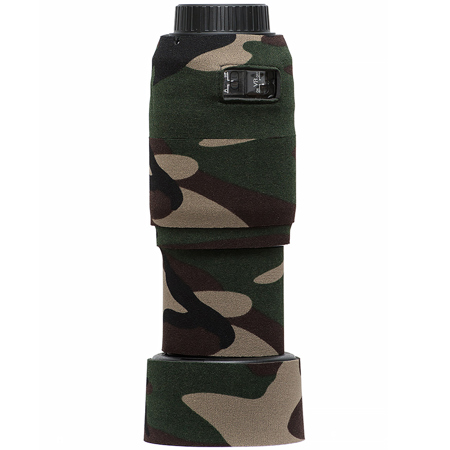 LensCoat Cover for Nikon AF-S 55-300mm f/4-5.6G ED VR Lens, Forest Green Camo