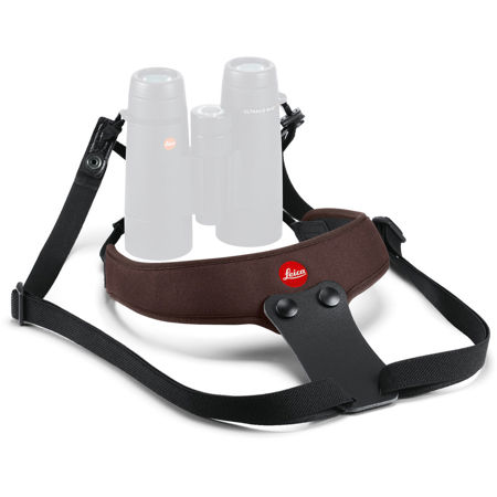 Leica Neoprene Binocular Sport Strap, Chocolate Brown