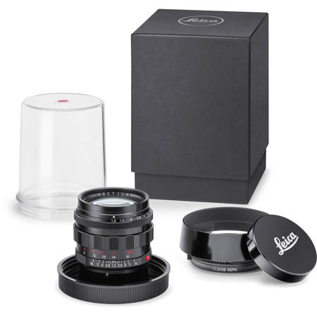 Leica 50mm f/1.2 Noctilux-M Aspherical Lens, Glossy Black 11731