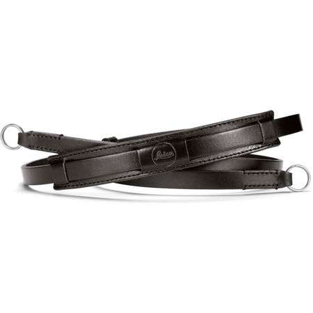 Leica Neck Strap Vintage, Leather, Black