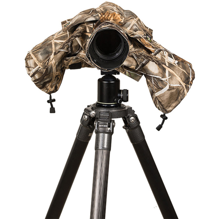 LensCoat RainCoat 2 Standard for DSLRs With 100 to 400mm f/5.6 Lenses, Realtree Max4