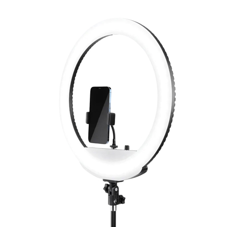 Lume Cube 18" Portable Bi-Color LED Ring Light with Stand (without Battery)