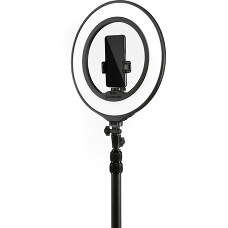 Lume Cube 12" Mini Portable Edge-Lit Bi-Color LED Ring Light with Stand
