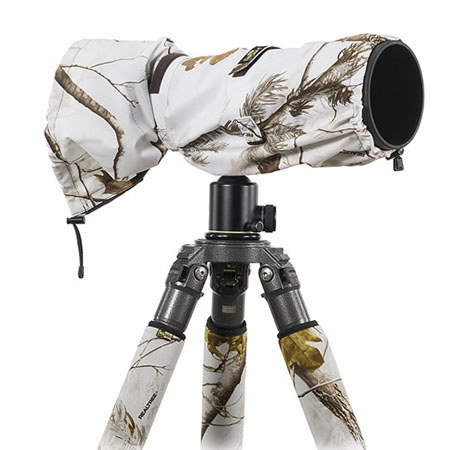 LensCoat RainCoat Rain Sleeve, Large, Realtree AP Snow