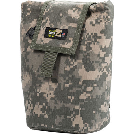LensCoat Roll up MOLLE Pouch, Large, Digital Camo
