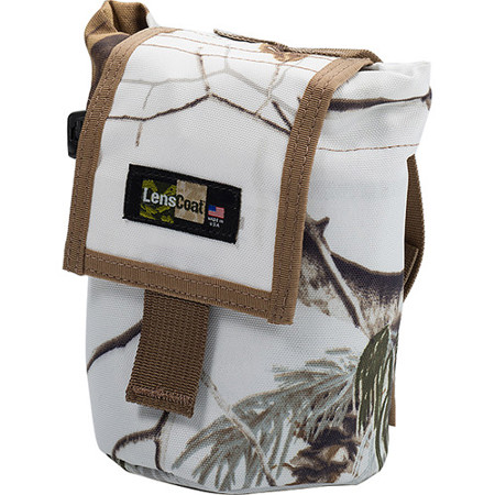 LensCoat Roll up MOLLE Pouch, Small, Realtree AP Snow