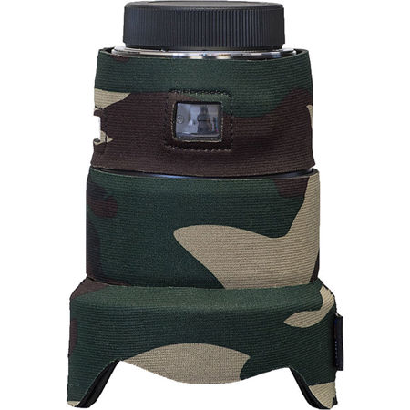 LensCoat Lens Cover for Sigma 20mm f/1.4 DG HSM Art Lens, Forest Green Camo