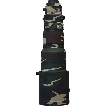 LensCoat Lens Cover for Sigma 500mm f/4 DG OS HSM Sports Lens, Forest Green Camo
