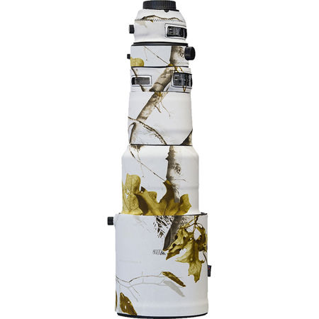 LensCoat Lens Cover for Sigma 500mm f/4 DG OS HSM Sports Lens, Realtree AP Snow