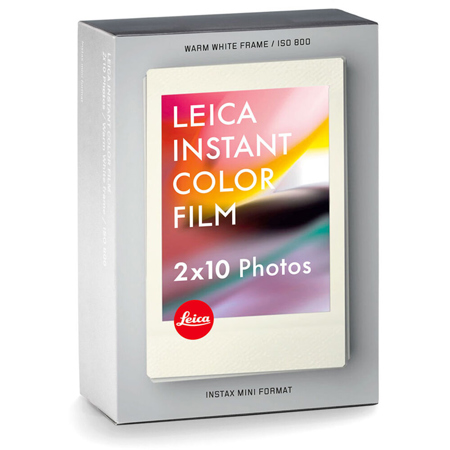 Leica Duo Color Film Pack for SOFORT 2 Instant Camera, 20 Exposures, Warm White